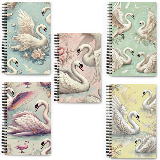 Pastel Swans