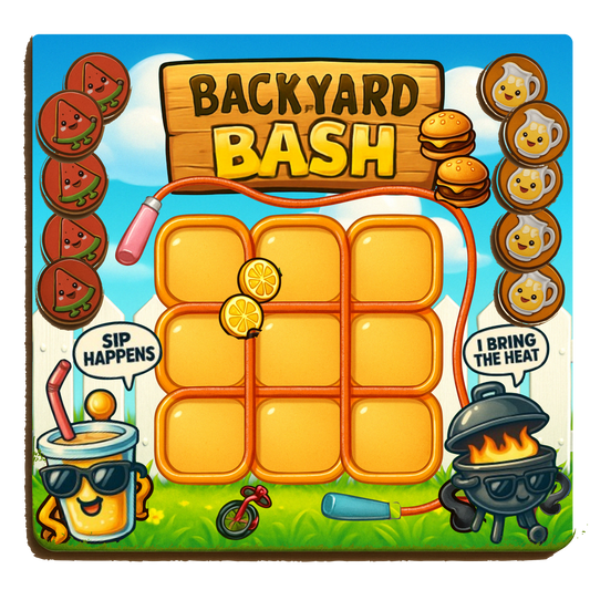 Backyard Bash Tic-Tac-Toe Game
