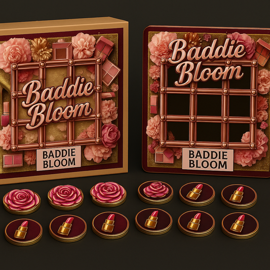 🌸Beauty Meets Fun - Baddie Bloom Tic-Tac-Toe