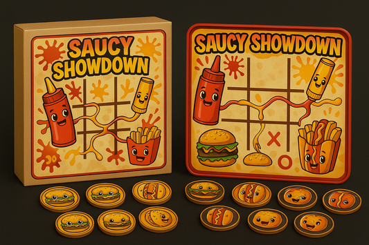 🍔 Snack Attack – Ketchup vs Mustard Edition