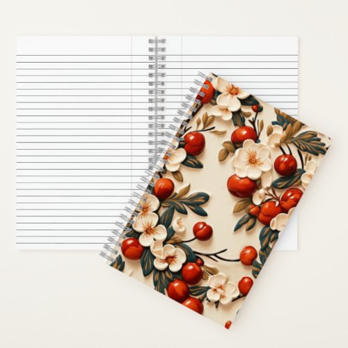 Cherry Blossom Harvest Spiral Notebook