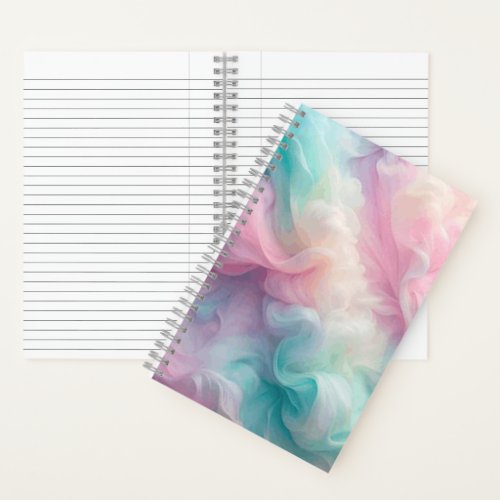 Cotton Candy Clouds Spiral Notebook