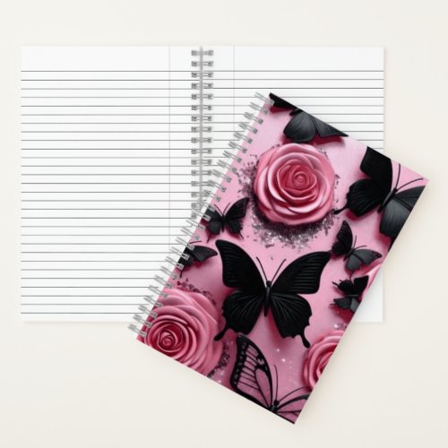 Dark Beauty Spiral Notebook