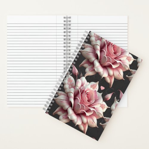 Delicate Blossom Romance Spiral Notebook