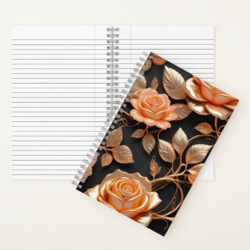 Rose Gold Elegance Spiral Notebook