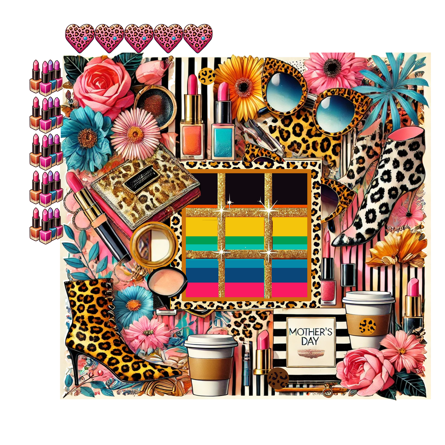 💖 🌺Elegant Monochrome – MAXIMALIST MOM - Mother’s Day Edition