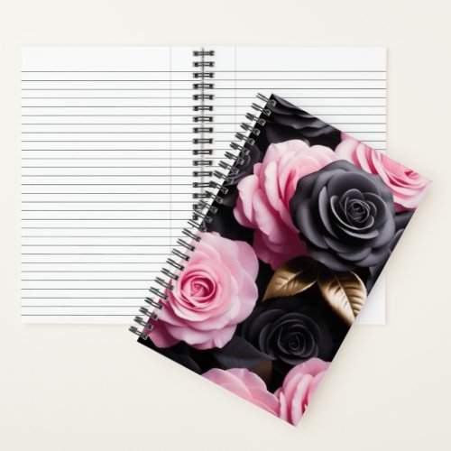 Royal Rose Garden Spiral Notebook