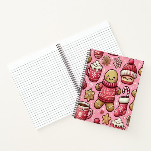 Sugar Spice & Everything Gingerbread Spiral Notebook