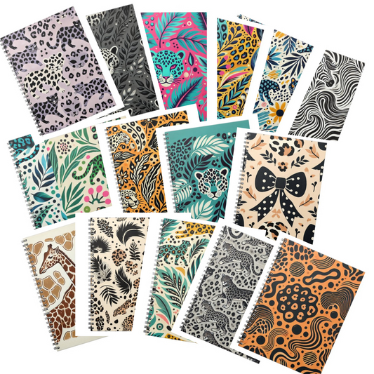 Wild Luxe Spiral Notebooks