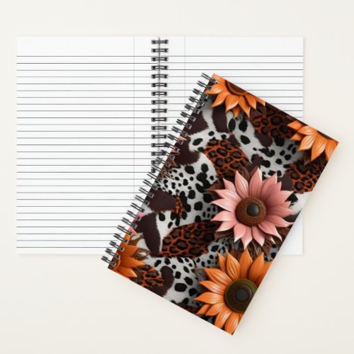 Wildflower Chic Spiral Notebook